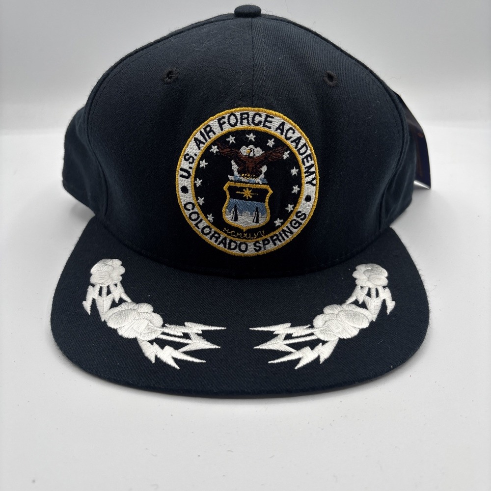 VTG New Era US Air Force Colorado Springs Embroidered Ball Cap Adjustable